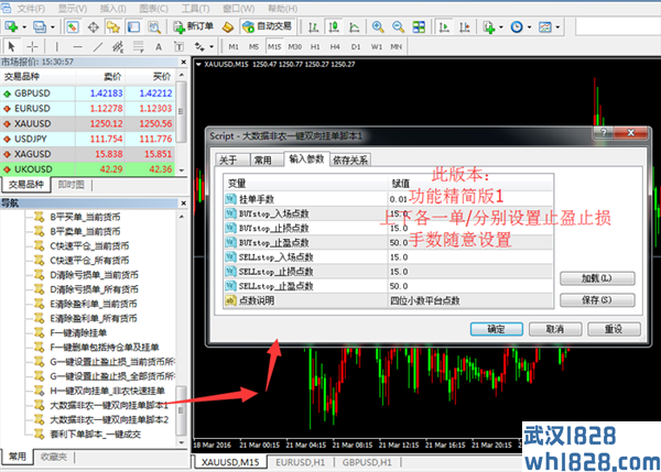 大行情非农一键双向挂单脚本/两款版本