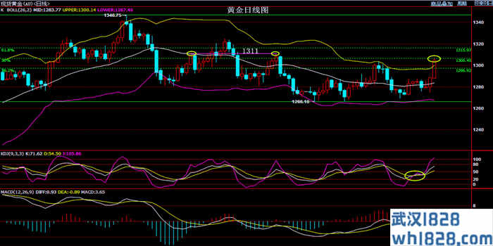 6.1黄金涨势像彩虹原油一样 下周外黄金原油走势操作